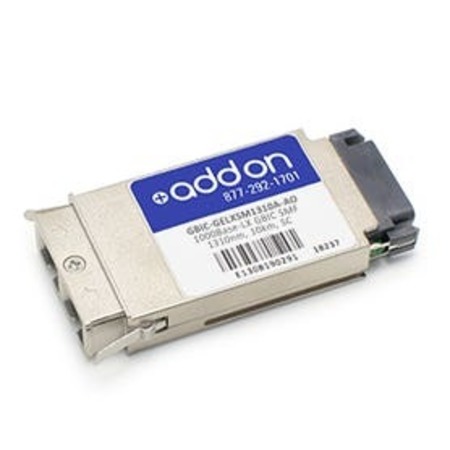 ADD-ON Addon Hp Gbic-Gelxsm1310A Compatible Taa Compliant 1000Base-Lx Gbic GBIC-GELXSM1310A-AO